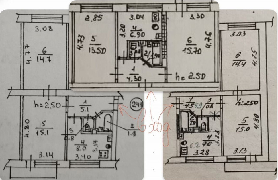 Продается 6 - ти комнатная квартира, площадь Конституции арт 2990
