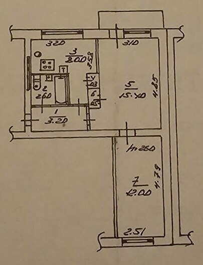 Продается 2 - х комнатная квартира, ул. Набережная арт 3429